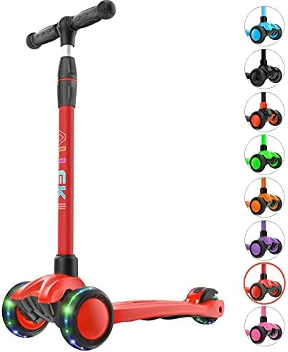 Best reviews of β Kick Scooter B03, Lean 'N Glide 3-Wheeled Push Scooter With Extra Wide PU Light-Up Wheels, Any Height Adjustable Handlebar And Strong Thick Deck For Children From 3-12yrs (Rose Pink) π€© - Image 12