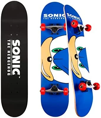 Wholesale π Sonic The Hedgehog Character Skateboards - Cruiser Skateboard With ABEC 5 Bearings, Durable Deck, Smooth Wheels (Choose From Sonic, Knuckles, Tails Or Sonic & Friends) 𧨠- Image 7