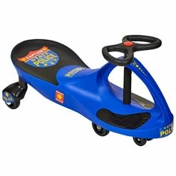 New 🔔 Police Wiggle Car Ride On Toy – No Batteries, Gears Or Pedals – Twist, Swivel, Go – Outdoor Ride Ons For Kids 3 Years And Up By Lil’ Rider (Blue) 🤩