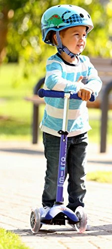 Cheapest 🎁 Mini Deluxe 3-Wheeled, Lean-to-Steer, Swiss-Designed Micro Scooter For Kids, Ages 2-5 Blue ⭐