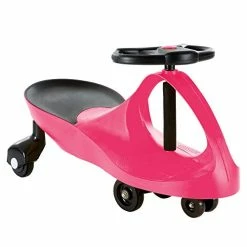 Best Pirce 🛒 Zig Zag Ride On Car- No Batteries, Gears Or Pedals- Twist, Wiggle & Go- Outdoor Play Toy For Boys And Girls 3 Years Old & Up By Lilâ€™ Rider (Pink) 😀