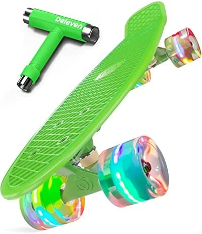 Best Pirce π₯ Skateboard For Kids Ages 6-12 - 22 Inch Kids Skateboard For Girl Boy Skate Board For Kids 8-12 - Mini Skateboards For Kids Mini Cruiser Skateboards For Kids 4-6 - Girl Skateboard For Kids Beginners 12 Led Tricolores 2 π - Image 12