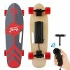Coupon 🔔 Electric Skateboard, 350W Electric Skateboard With Wireless Remote Control For Adult Teens, 12.4MPH Top Speed, 8 Miles Max Range, 3-Speed Adjustment, Load Up To 220lbs Dark Grey 🌟