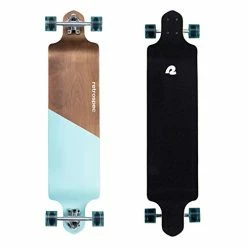 Brand new π Tidal 41-inch Drop-Down Longboard Skateboard Complete Mojave Stri π
