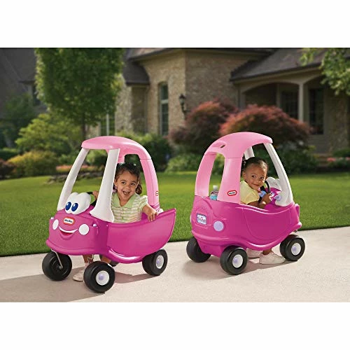 Wholesale π Princess Cozy Coupe Ride-On Toy - Toddler Car Push And Buggy Includes Working Doors, Steering Wheel, Horn, Gas Cap, Ignition Switch - For Boys And Girls Active Play , Magenta β - Image 3