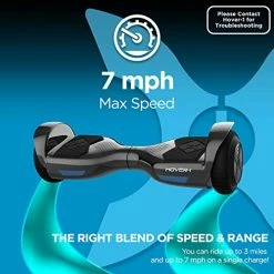 Hot Sale 👏 Helix Electric Hoverboard | 7MPH Top Speed, 4 Mile Range, 6HR Full-Charge, Built-in Bluetooth Speaker, Rider Modes: Beginner To Expert Cam 🛒