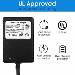 Best deal 🎉 12V Battery Charger For Kids Ride On Toys, Power Supply Adapter For Yamaha Raptor 700R, Toyota FJ Cruiser, MegaTredz, Motion Trendz 12 Volt Children Electric Wheels Cars, UL Listed 💯