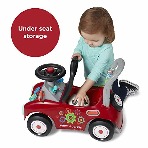 Best reviews of π Busy Buggy, Sit To Stand Toddler Ride On Toy, Ages 1-3, Red Kids Ride On T π - Image 4