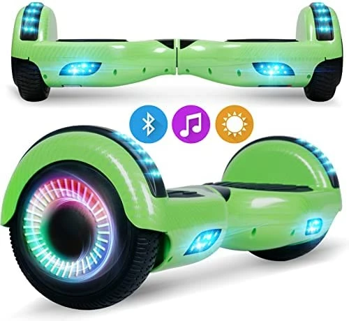 Buy π Hoverboard,6.5" Two-Wheel Self-Balancing Hover Board With Bluetooth Speakers And Fashion LED Lights For Kids A1-black (no Led) π - Image 14
