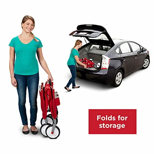 Coupon π 3-In-1 EZ Folding, Outdoor Collapsible Wagon For Kids & Cargo, Red Folding Wagon β€οΈ - Image 2