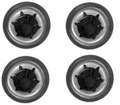 Wholesale ⭐ Univen Push Nut Axle Cap Retainer .437 (7/16") Compatible With Power Wheels Toy Cars And More 4 Pack ⭐
