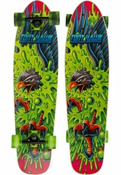 Cheapest ⌛ Tony Hawk 31" Complete Cruiser Skateboard, 9-Ply Maple Deck Skateboard For Cruising, Carving, Tricks And Downhill Pink Haw ⭐