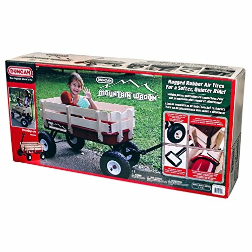 Best Sale π Mountain Wagon - Pull-Along Wagon For Kids With Wooden Panels, All Terrain Tires, Wide Grip Handle, Wide Wheel Base π - Image 5