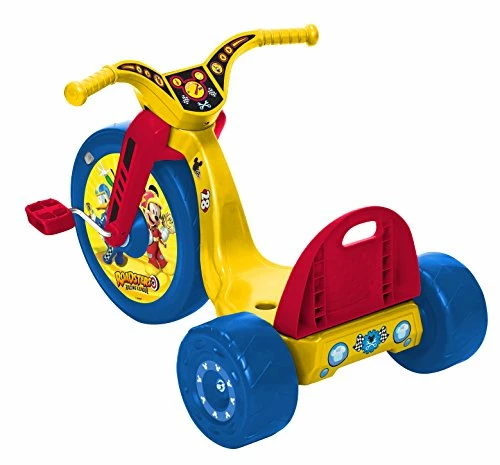 New π Mickey And The Roadster Racers 15" Junior Cruiser Ride-on, Ages 3-7, Yellow/Red/Blue, 20" W X 22.5" H X 32.83" L 𧨠- Image 3