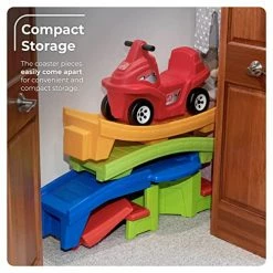 Best deal ⭐ Up & Down Roller Coaster For Kids, Rapid Ride & Hide Edition – Ride On Toy For Indoor/Outdoor Use – Compact Storage, Skill Building Toddler Toys, Assembled Dimensions: 12.75" H X 110" W X 27" D 😀