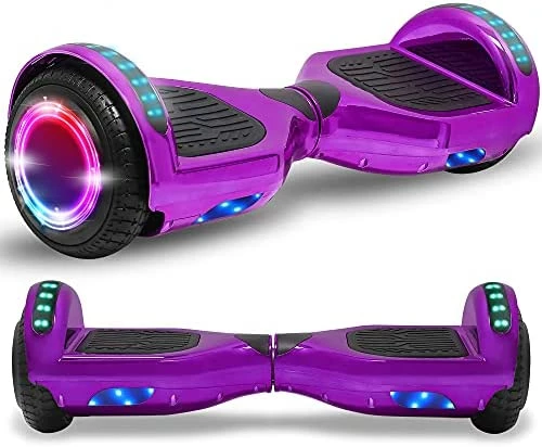 Discount π₯ Newest Generation Electric Hoverboard Dual Motors Two Wheels Hoover Board Smart Self Balancing Scooter With Built-in Bluetooth Speaker LED Lights For Adults Kids Gift Black π - Image 9