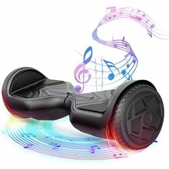Buy 👏 Hoverboard,6.5" Two-Wheel Self-Balancing Hover Board With Bluetooth Speakers And Fashion LED Lights For Kids A1-black (no Led) 🔔
