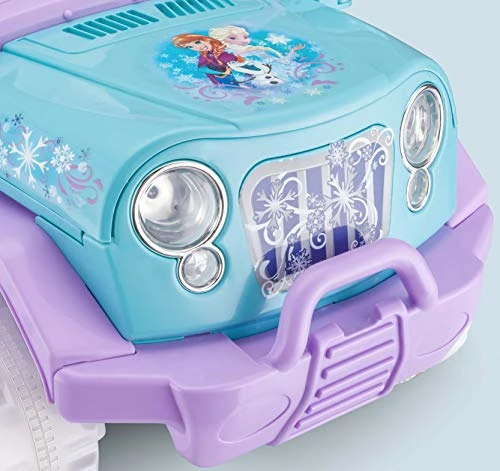 New π Disney Frozen Kids 4x4 Ride On Toy, 6 Volt, Kids 3-5 Years Old, Max Weight 55 Lbs, Single Rider, Battery And Charger Included, Blue Mickey Roadste π - Image 4