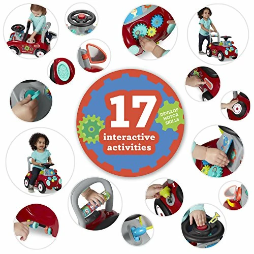 Best reviews of π Busy Buggy, Sit To Stand Toddler Ride On Toy, Ages 1-3, Red Kids Ride On T π - Image 2