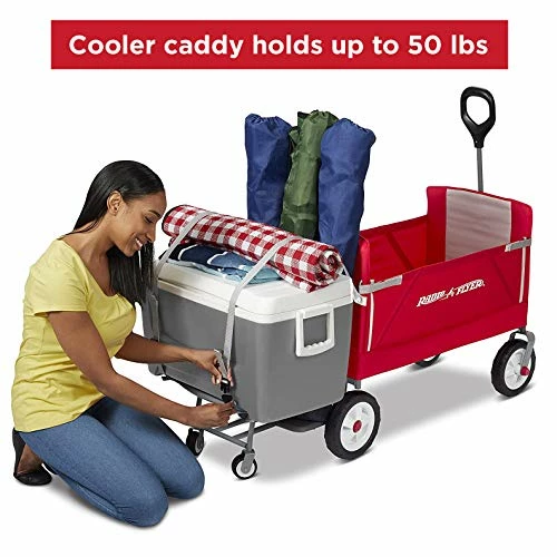 Outlet π 3-in-1 Folding Wagon With Cooler Caddy For Kids, Garden & Cargo (Amazon Exclusive) π - Image 5