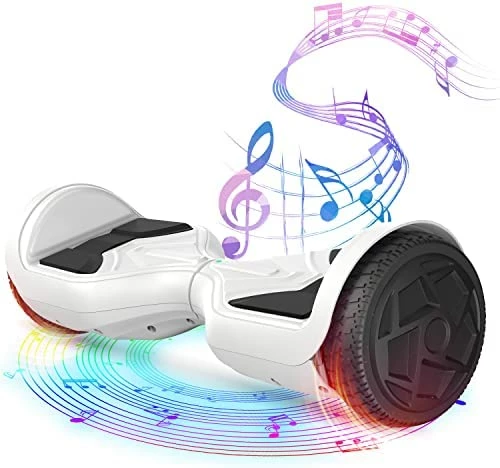 Buy π Hoverboard,6.5" Two-Wheel Self-Balancing Hover Board With Bluetooth Speakers And Fashion LED Lights For Kids A1-black (no Led) π - Image 8