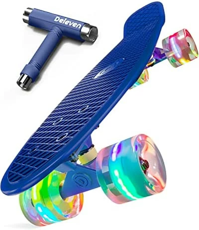 Best Pirce π₯ Skateboard For Kids Ages 6-12 - 22 Inch Kids Skateboard For Girl Boy Skate Board For Kids 8-12 - Mini Skateboards For Kids Mini Cruiser Skateboards For Kids 4-6 - Girl Skateboard For Kids Beginners 12 Led Tricolores 2 π - Image 9