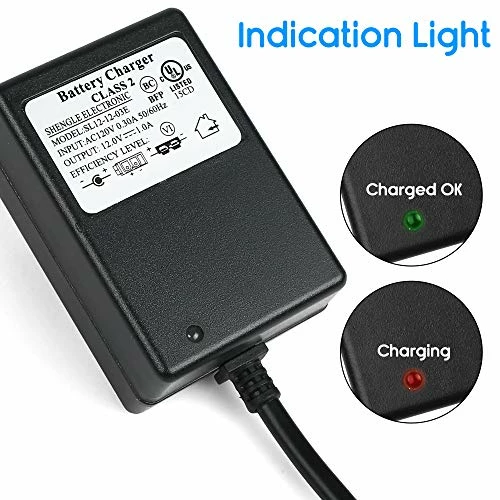 Best deal π 12V Battery Charger For Kids Ride On Toys, Power Supply Adapter For Yamaha Raptor 700R, Toyota FJ Cruiser, MegaTredz, Motion Trendz 12 Volt Children Electric Wheels Cars, UL Listed π― - Image 3