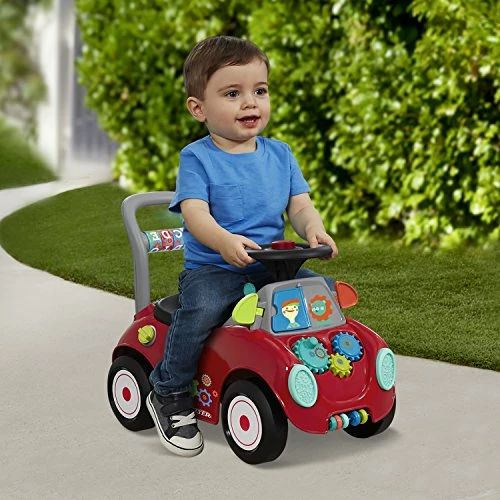 Best reviews of π Busy Buggy, Sit To Stand Toddler Ride On Toy, Ages 1-3, Red Kids Ride On T π - Image 3