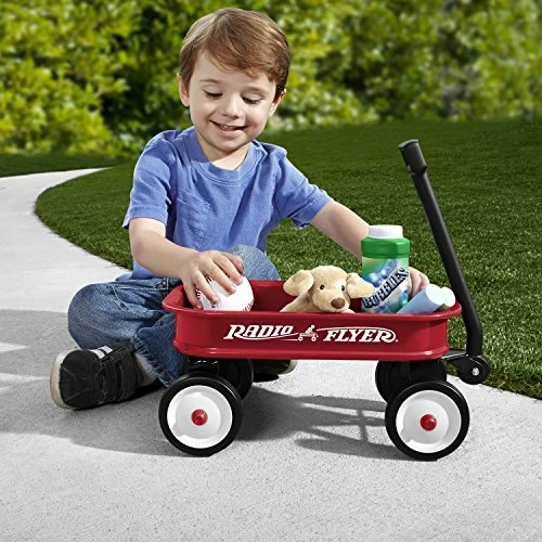 Outlet ✔️ Kids 12.5 Inch Little Red Toy Wagon, Small Toy Decor Wagon ⭐ - Image 5